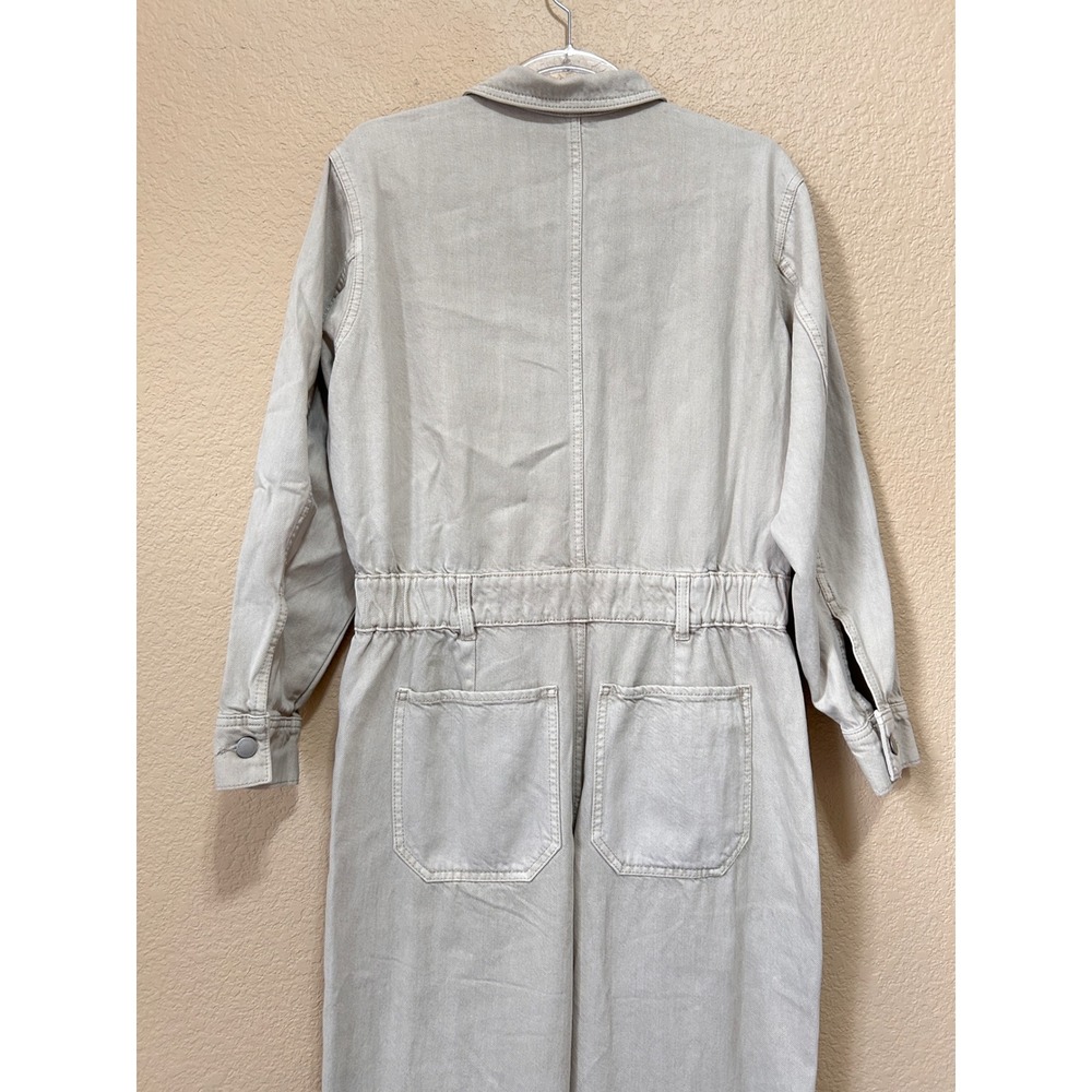 Universal Thread 10 Utility Jumpsuit Tan Boiler Suit Cotton Lyocell Workwear - Picture 13 of 15